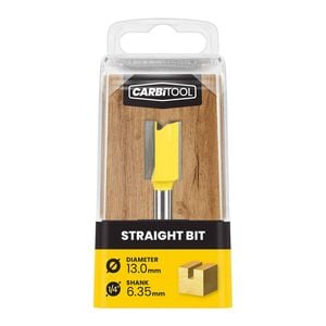 Carbitool 13.0mm Straight TCT Router Bit