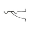Windoware 127mm Satin Double Stayed Curtain Rod Bracket - 2 Pack