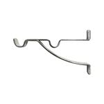 Windoware 127mm Satin Double Stayed Curtain Rod Bracket - 2 Pack