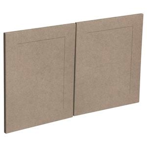 Kaboodle 900mm Raw Board Alpine Medium Rangehood Door - 2 Pack