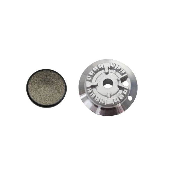Gas Stove Cooktop Small Burner Assembly With Cap 878010083694, suits Smeg