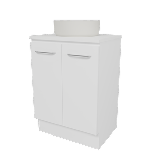 New England Joinery 600mm King SilkSurface Top Floor Standing Vanity