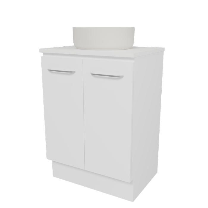 New England Joinery 600mm King SilkSurface Top Floor Standing Vanity