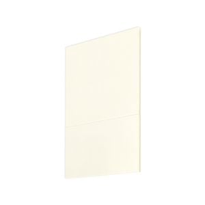 Kaboodle 400mm Modern Antique White 2 Drawer Wastebin Panels