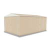 Absco Sheds 3.0 x 4.48 x 2.06m Classic Cream Three Door Utility Garden Shed
