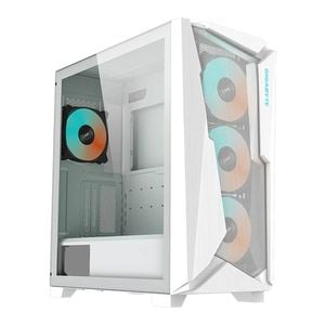 Gigabyte C301 Glass E-atx Mid Tower Pc Case - White [gb-c301gw]