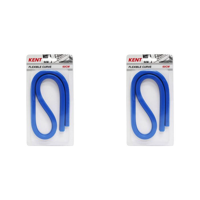 2x Kent Flexible Curve 600mm Home/school Technical Drawing/graphic Design