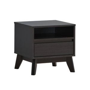 Ariah Bedside 1 Drawer Black