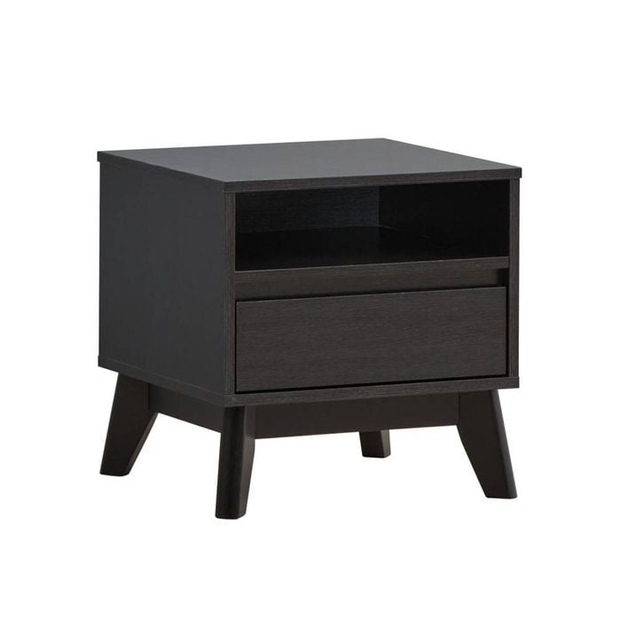 Ariah Bedside 1 Drawer Black