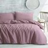 Amson Royale Cotton Dusky Pink Super king Quilt Cover Set with four standard pillowcases