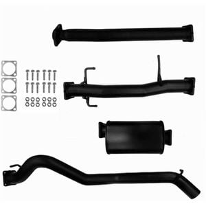 Ignite Exhausts Dpf Back For Mitsubishi Qe Pajero Sport 2.4l Td 3" With Muffler Black Aluminised Steel