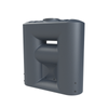 Melro Tanks 2000L Mountain Blue Slimline 2060 Poly Water Tank