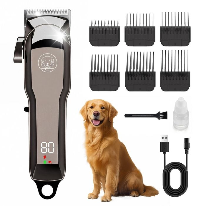 Advwin Dog Clippers For Grooming Cordless Pet Shaver Pet Clipper Trimmer