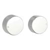Mondella Resonance Chrome 1/4 Turn Textured Handle Wall Top Assembly