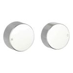 Mondella Chrome Resonance 1/4 Turn Textured Handle Wall Top Assembly