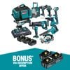 Makita 18V Brushless 10 Piece Combo Kit DLX1059TX1