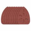 Ozito 60 Grit Coarse Detail Sander Sanding Sheets - 10 Pack