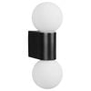 Brilliant Black Matt Starlet Double Wall Vanity Light