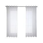 Windoware 180 x 223cm White Misty Eyelet Sheer Curtain - 1 Pack