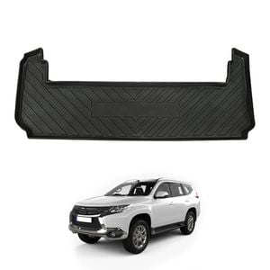 AUSGO Boot Liner for Mitsubishi Pajero Sport 2015-Onwards 7-Seat Cargo Trunk Mat Boot Mat