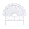 Sunny King Single Rattan Cane Bed Head Headboard White