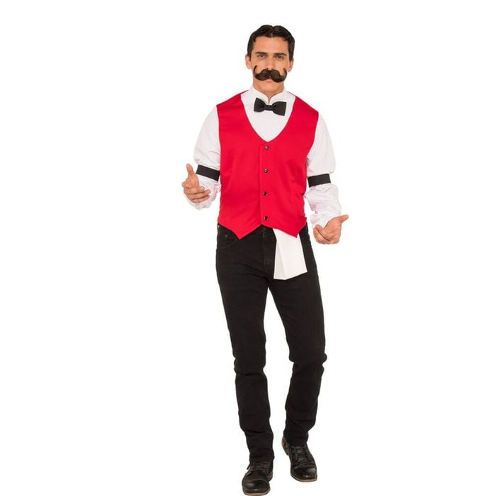 Rubies Bartender Adults Shirt Dress Up Halloween Party Costume Size Standard