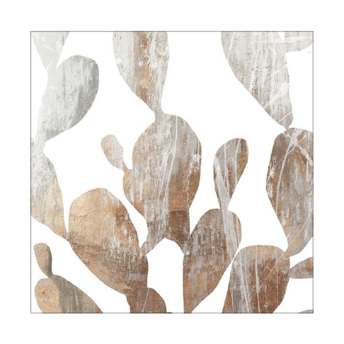 Artey | Marble Foliage II - Stretched Canvas - Stretched Canvas - 120 x 120cm
