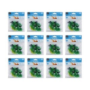 48pc Dudley's World Of Pets Aquarium Foreground Plants Decor - Green
