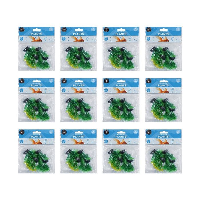 48pc Dudley's World Of Pets Aquarium Foreground Plants Decor - Green