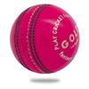 Cricnix Cricket Ball Gold Pink Leather (6-Pack) 142g for Practice or Training