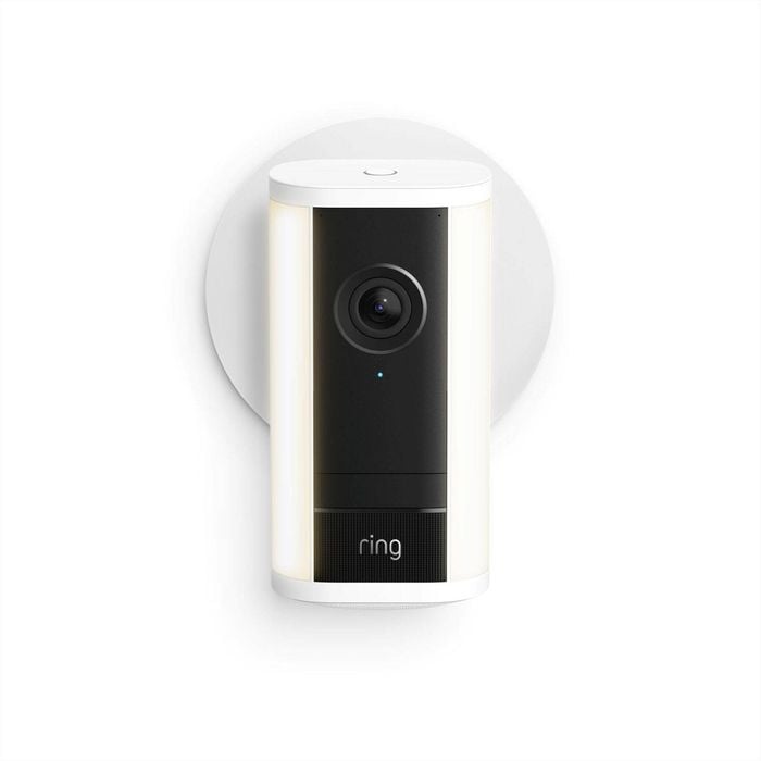 Ring White Spotlight Camera Pro (2nd Gen) 4K POE Security Camera