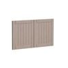 Kaboodle 800mm Raw Board Country Farmhouse Sink Doors - 2 Pack