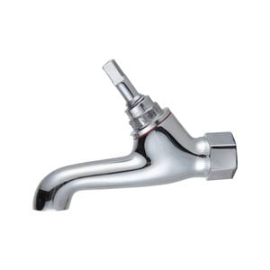 Shaw & Mason Chrome Plated 45° Female Bib Pillar Tap