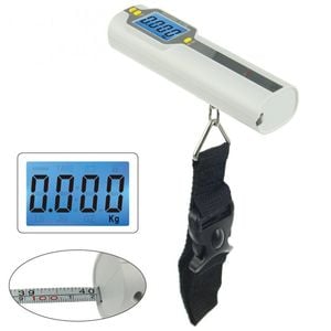 50Kg Portable Digital Electronic Scale 10G Graduation Tape Measure Luggage Belt