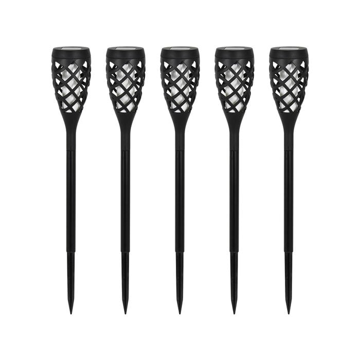 Click 32.5cm Fiamma Solar LED Pathway Light - 5 Pack