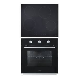 Mistral 60cm Black Oven with Ceramic Cooktop Builders Pack