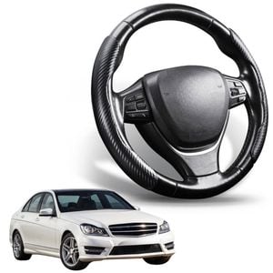 Segmented Steering Wheel Cover for Mercedes-Benz C-class 2007 - 2014 Sedan (W204)