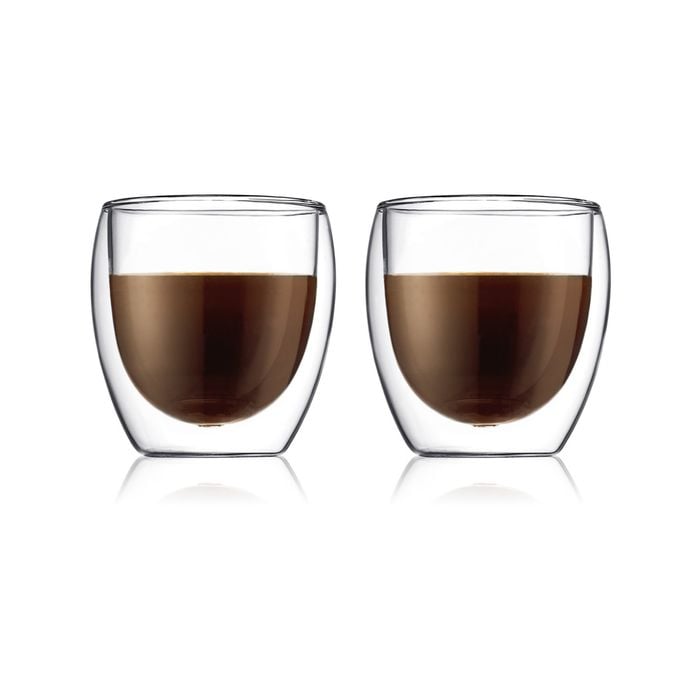 Bodum 0.25 L Transparent Pavina 2 Pcs Glass, Double Wall, Small, 0.25 L, 8 Oz 1 Pcs