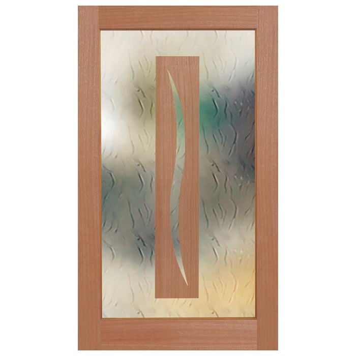 Hume 2040 x 1200 x 40mm Entrance Door Illusion G3 Glass XIL26
