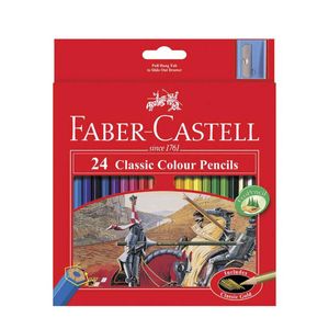 Faber-Castell Coloured Pencil Classic (24pk)