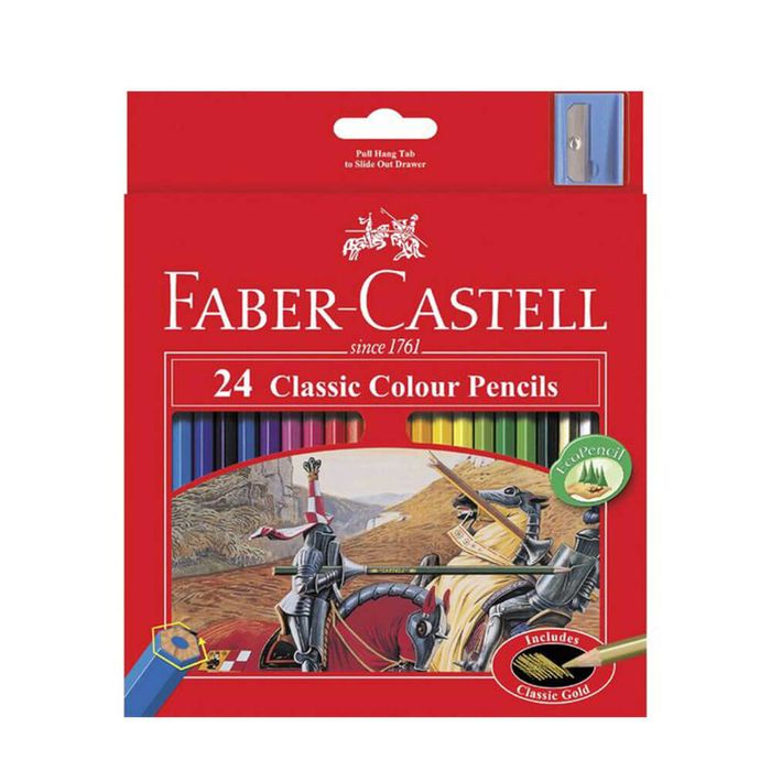 Faber-Castell Coloured Pencil Classic (24pk)