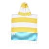 Yellow and Blue Kids Hooded Beach Towel -  0-12 months old baby