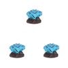 3PK Dudley's World Of Pets Aquarium/Fish Tank Resin Clam Air Decor 9cm