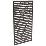 ProtectorAl 300-940w x 941-1840h Black Slate Framed Composite Decorative Panel