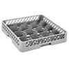 Vogue Commercial Glass Rack 16 Compartment Dishwasher Storage 500x500x100mm