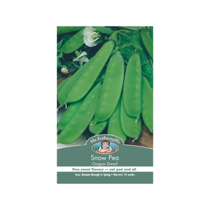 Mr Fothergill's Seed Snow Pea Oregon Dwarf