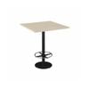 Olg Disc Bar Leaner Black Frame Nordic Maple Top 900mm Square