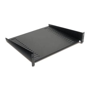 APC by Schneider Electric 2U Rack Shelf - Black, 22.68kg Capacity