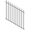 ProtectorAl 350 - 1200 x 1200mm Palladium Silver Raked 16-30º Batten Pool Fence Panel