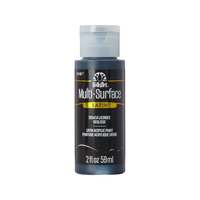 Folk Art 59ml Multi ASurface Paint - Licorice
